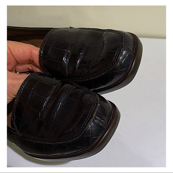 Aerosoles Shoes Loafers ‘Final Exam’ Style crocodile leather design Size 6.5 - Picture 5 of 13